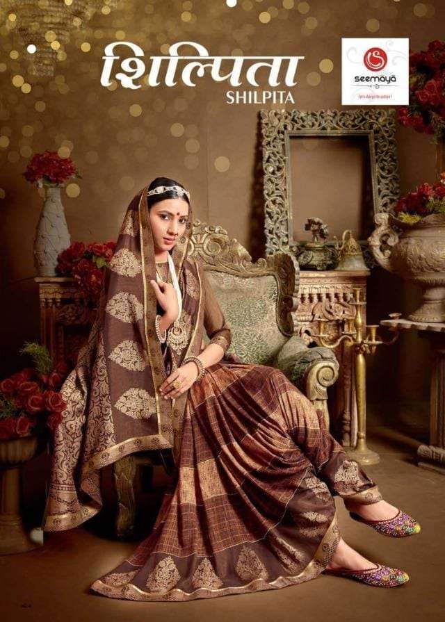 Buy Shilpita Seemaya Online Wholesale Designer Silk Saree